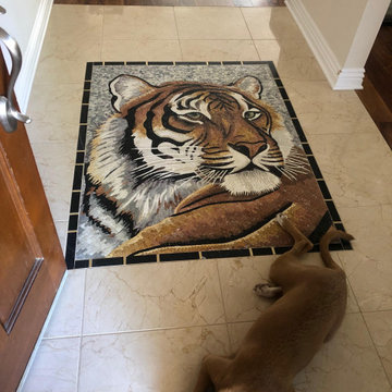 Floor Mosaic Inlay
