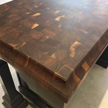 New York, NY - Traditional - Walnut Butcher Block Countertop