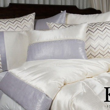 Bedding with matching drapery