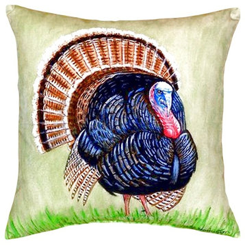 Wild Turkey No Cord Pillow - Set of Two 18x18