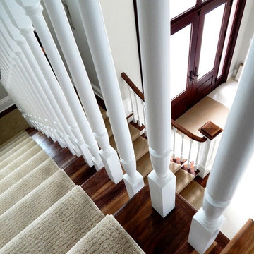 Conventional stair with flared bottom - Naples