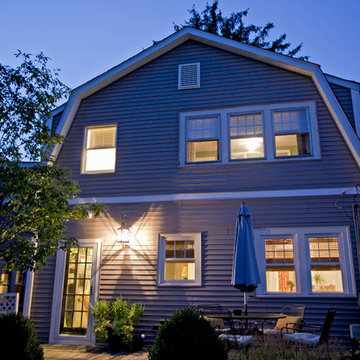 Odyssey 4" Clapboard Siding (Storm) with Owens Corning Estate Gray Roofing