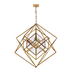 Cubist Chandelier - At Wolfers Allston - Chandeliers