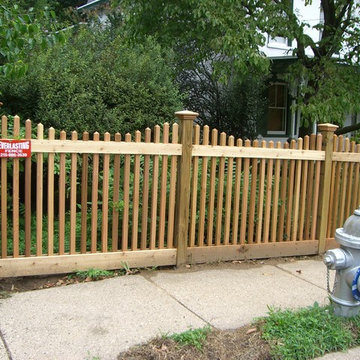 Charming 2X2 Picket and Privacy Fence in Cheltenham, PA