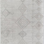 Rugs America - Rugs America Bodrum BR15D Tribal Moroccan Native Cream Area Rugs, 8'x10' - All about the neutrals these days? Duh, so are we! Go full-on elegant with the Nu rug from CosmoLiving's Soleil collection. Where beige meets gray, you meet the rug of your dreams, complete with a subtle Morocco-inspired tribal print. To top it off, this subtle stunner has a slightly shimmery, soft-touch finish, so it both looks and feels like heaven.Features