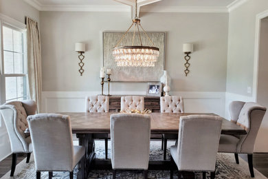 Dining room - transitional dining room idea