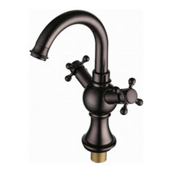 Antique Centerset Oil-rubbed Bronze Kitchen Tap T1808A - Kitchen Faucets