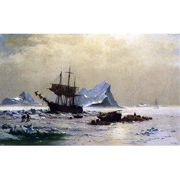 William Bradford Among the Ice Floes Wall Decal