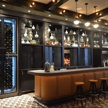 Rustic Dual Zone Wine Display