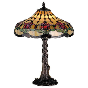 19.5" Colonial Tulip Table Lamp