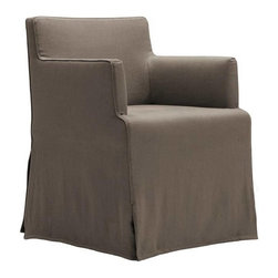 Poliform - Velvet Due Chair with Arms by CR&S Poliform for Poliform - Dining Chairs