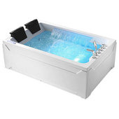 Fontana Denver Whirlpool Massage Two Person Luxury Bathtub