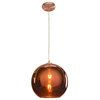 Access Lighting Glow Pendant 28102-BCP/CP, Brushed Copper