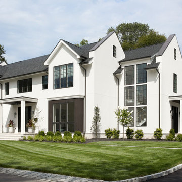 Stunning side entryway and garage