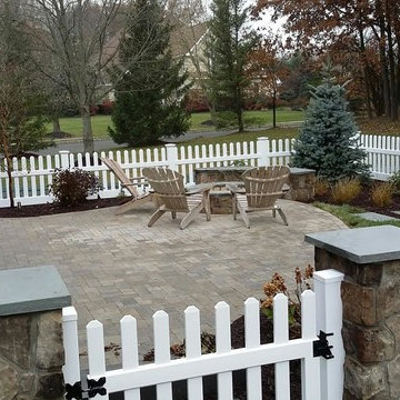 Fire Pit and Sitting Wall