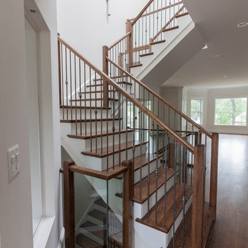 Project #44 | Contemporary Staircase with Skylit Stairwell