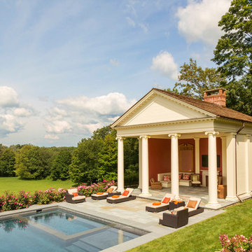 Greek Temple Pool House