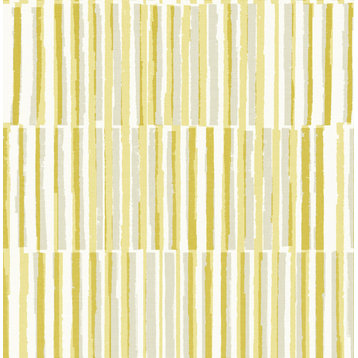 Sabah Yellow Stripe Wallpaper Sample