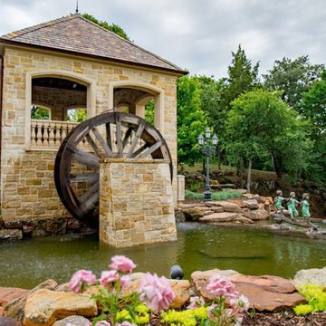 Flower Mound French Water Wheel