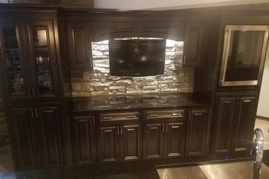 Home bar - home bar idea in Cleveland