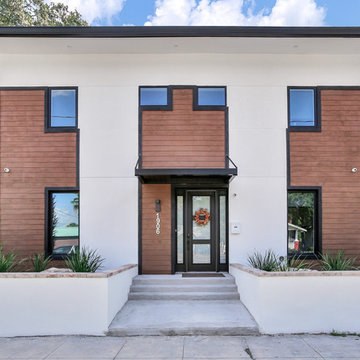 Downtown Tampa, Contemporary Industrial Style Family Home