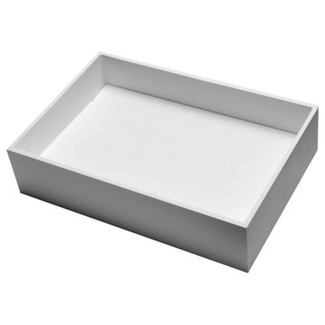 ALFI brand ABRS2014 20" x 14" White Matte Solid Surface Resin Sink