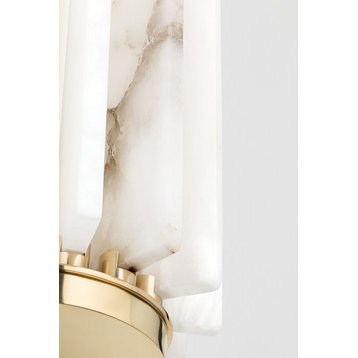 Hillside Large Wall Sconce Aged Brass Finish