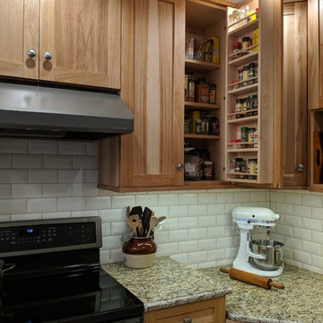 Kalamazoo natural hickory kitchen remodel 2018