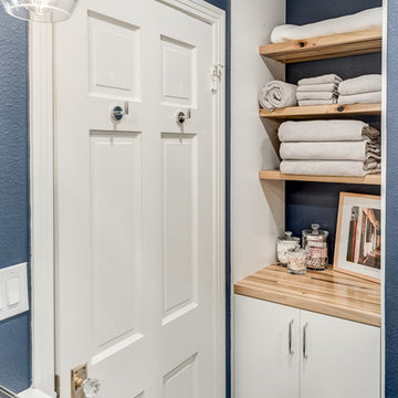 Dallas Guest Bathroom Bold Blue