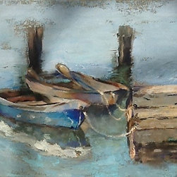 Original Art - Two Boats - Home Decor