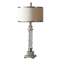 www.essentialsinside.com: campania glass table lamp - Table Lamps