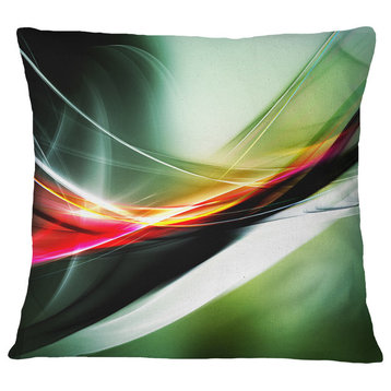 Elegant Color Pattern Abstract Throw Pillow, 16"x16"