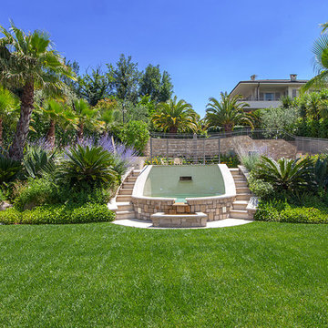 Garden and a eclettic mediterranean taste