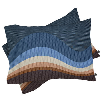 Deny Designs Viviana Gonzalez Textures Abstract 3 Pillow Shams, Queen