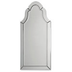 Uttermost - Uttermost Hovan Frameless Arched Mirror - This Frameless, Arched Mirror Has Polished Edges For A Smooth, Clean Finish. The Etching And V-grooves Give Wonderful Character To This Beveled Mirror.  Additional Product Information: Collection: Hovan Size (inches): 1Lx20.5Wx43.5H Mirror/Glass Size (inches): 1Lx20.5Wx43.5H Item Weight (lbs): 25.3 Frame Finish: Beveled Mirrors. Material:  Wood &  Mirrors Country: China