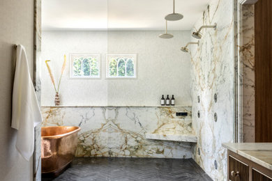 Bathroom - transitional bathroom idea in New York
