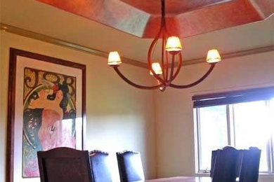 Dining room - contemporary dining room idea in Denver