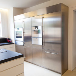 Modern Bespoke Kitchen - Studio One Design - Fridges