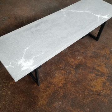 Concrete Sofa/Entry Table