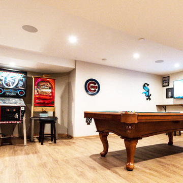 All Fun & Games – Orland Park Basement Retreat