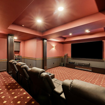 Custom Theater Focused Basement - Delafield, WI