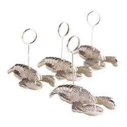 LOBSTER PLACE CARD HOLDERS - SET OF 4 - Napkins
