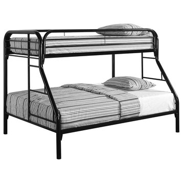 Coaster Youth Twin/Full Bunk Bed, Black