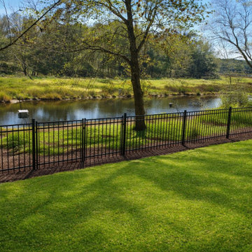 Black Ornamental Fence Installation – Minnesota