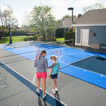 Backyard Tennis Court