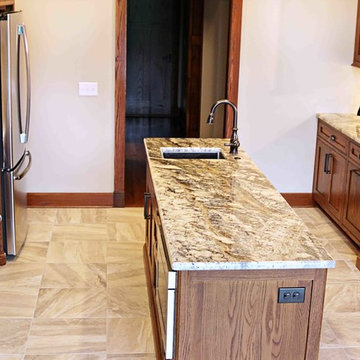 Neo-Rustic Kitchen & Transitional Bath - Harmony, PA