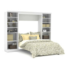 50 Most Por Storage Murphy Beds For 2018 Houzz Full Wall Bed With 25 In Storage Unit White