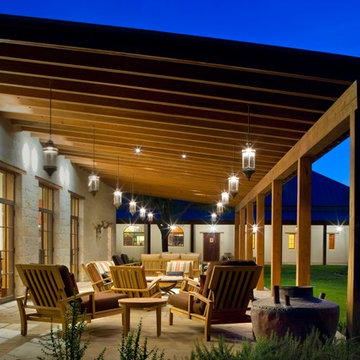 Rustic Hacienda Style Texas Ranch