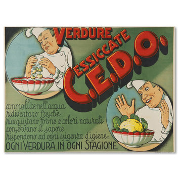 Vintage Apple Collection 'Italian Vegetables' Canvas Art, 32x24
