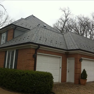 Natural Slate Roofing Project - GLenview, IL